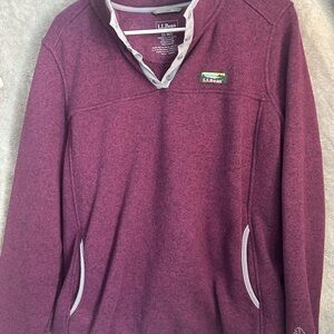 L.L. Bean Women's Purple Sweater